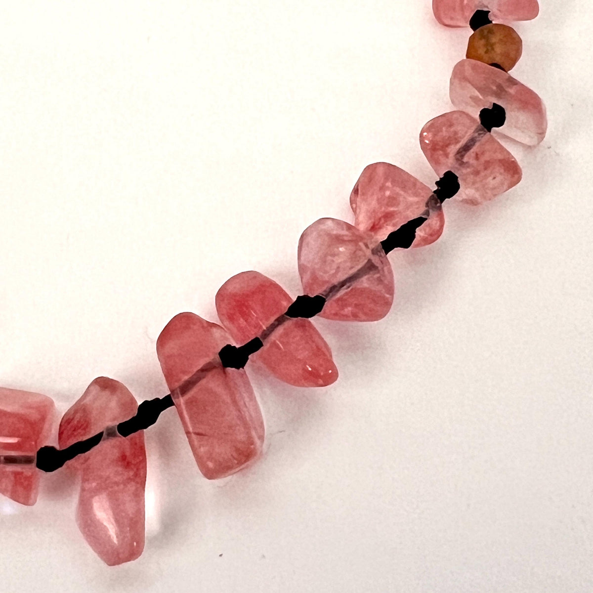 Bracciale con quarzo rosa vintage