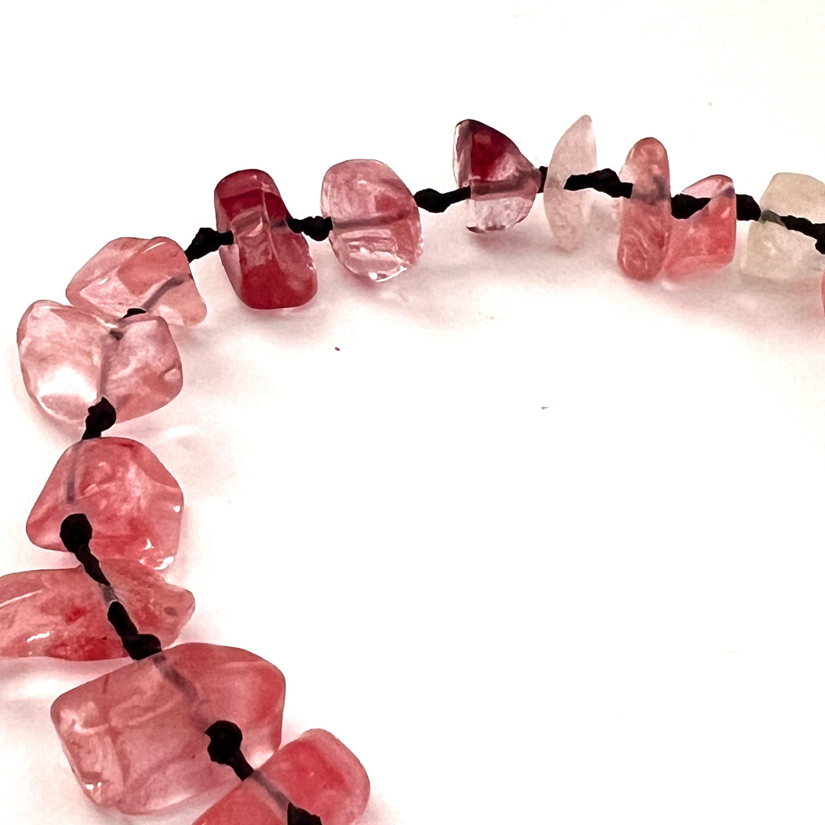 Bracciale con quarzo rosa vintage