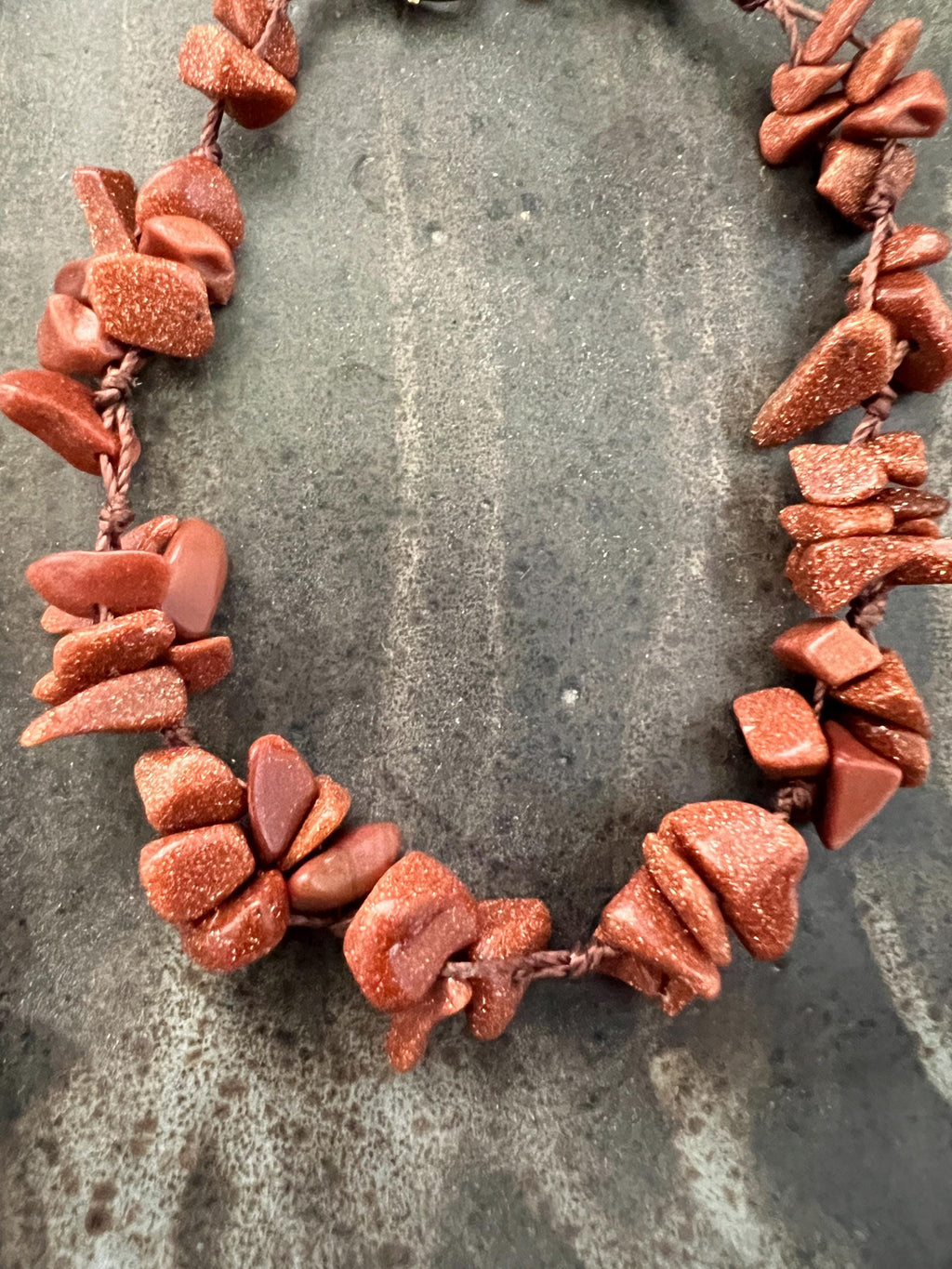 Braccialetto di Pietra del sole - PIETRA DEL SOLE ORO mod.  002